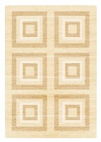 NEO Kelim Design Teppich aus Indien handgewebt, Beige...