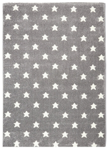 Kinderteppich STAR DREAMS silbergrau/weiß 80 x150cm