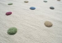 Teppich Happy Rugs COLORDOTS Naturfaser handmade...