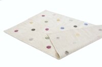 Baumwoll Teppich waschbar Happy Rugs Piatto DOLCE natur/multi 120x180 cm