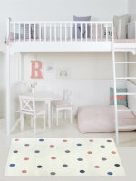 Kids rug Happy Rugs WHEEL cream/multi 120x180 cm